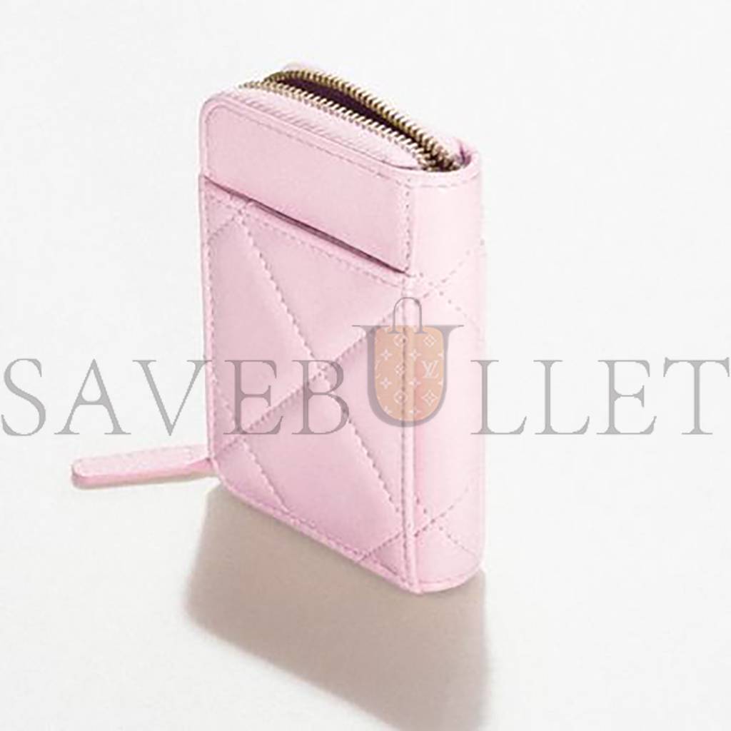 CHANEL 19 ZIPPED COIN PURSE AP2701 B07327 NH622 (11*8*2.5cm) CHANEL 19 ZIPPED COIN PURSE AP2701 B07327 NH622 (11*8*2.5cm)